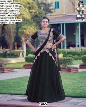 Designer Georgette Lehenga Choli With Dupatta