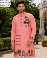 Ganesh Motif Ethnic Kurta For Special Events