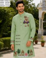 Ganesh Motif Ethnic Kurta For Special Events