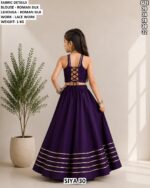 Girls Navratri Special Blouse And Lehenga Set