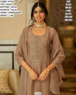 Women’s Festive Kurta With Dupatta And Bottom