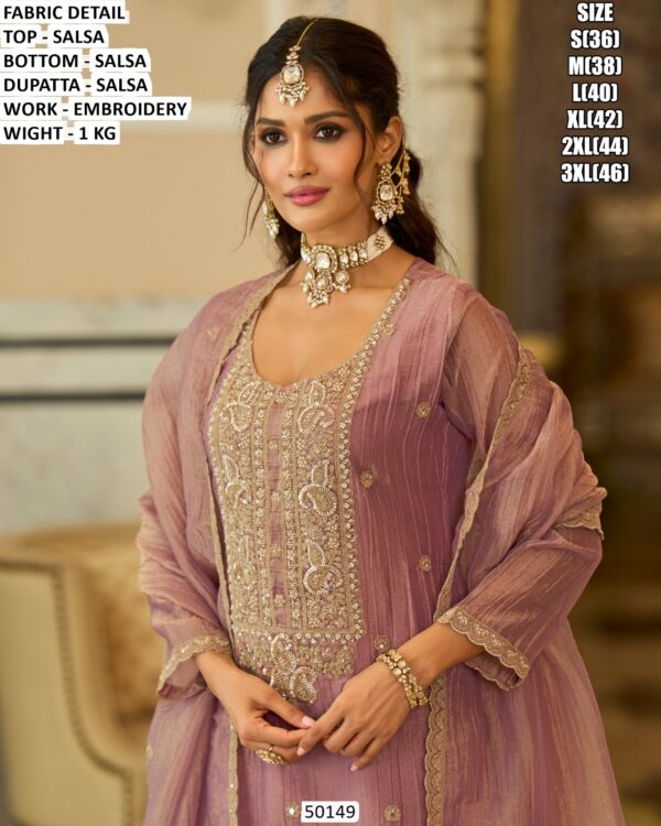 Women’s Festive Kurta With Dupatta And Bottom