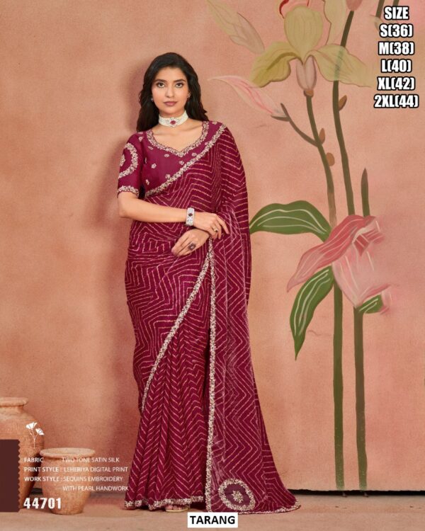 Modern Digital Print Saree For Women