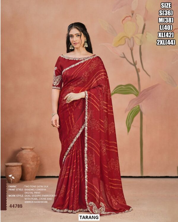 Modern Digital Print Saree For Women