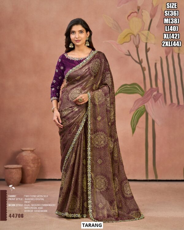 Modern Digital Print Saree For Women