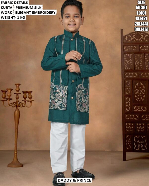 Premium Silk Family Matching Kurta