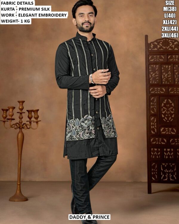 Premium Silk Family Matching Kurta