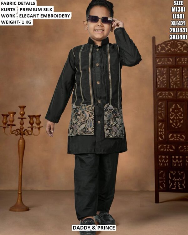 Premium Silk Family Matching Kurta
