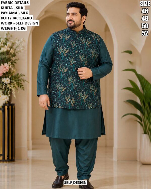 Men’s Festive Silk Kurta Pajama Set