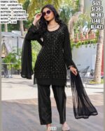 Traditional Embellished Three Piece Suit Set