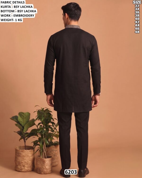 Traditional Embroidered Kurta Set For Men