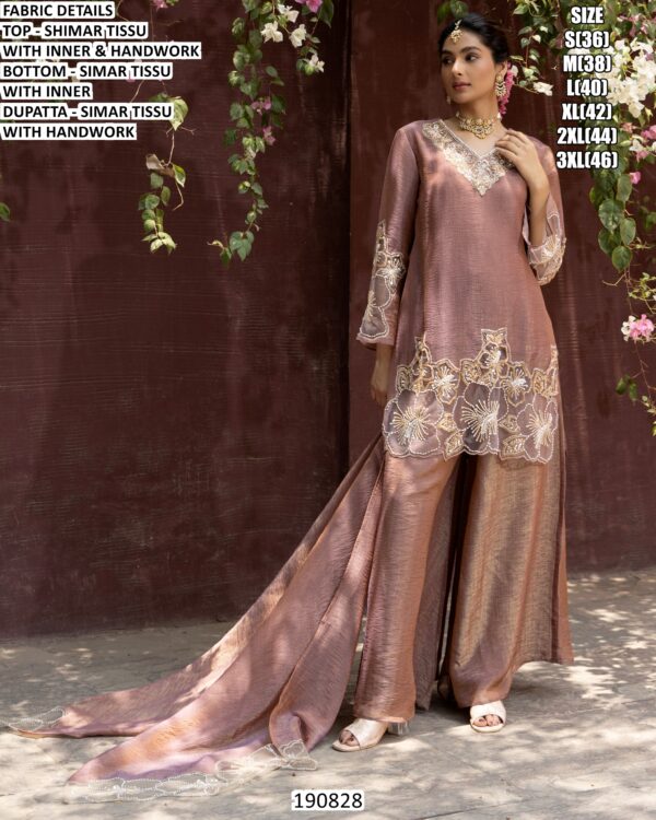 Stylish Handwork Kurta Dupatta Ensemble
