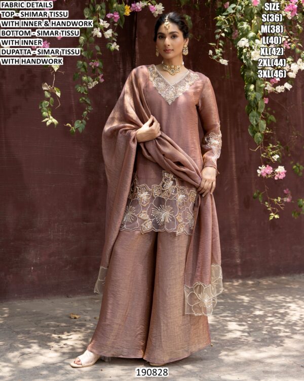 Stylish Handwork Kurta Dupatta Ensemble