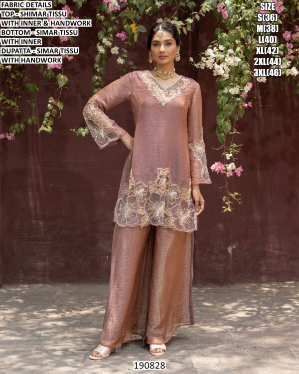 Stylish Handwork Kurta Dupatta Ensemble