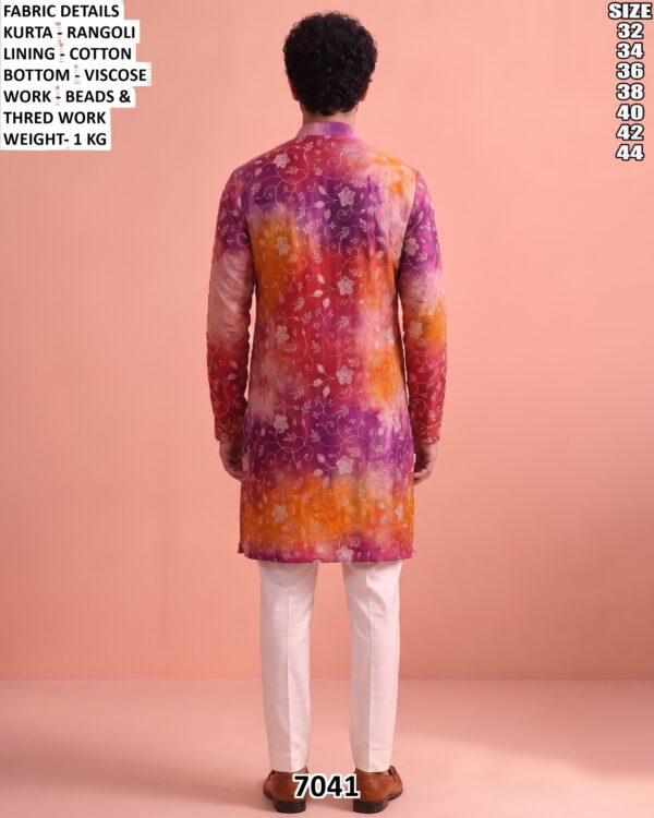 Men’s Embroidered Kurta Pajama With Dupatta