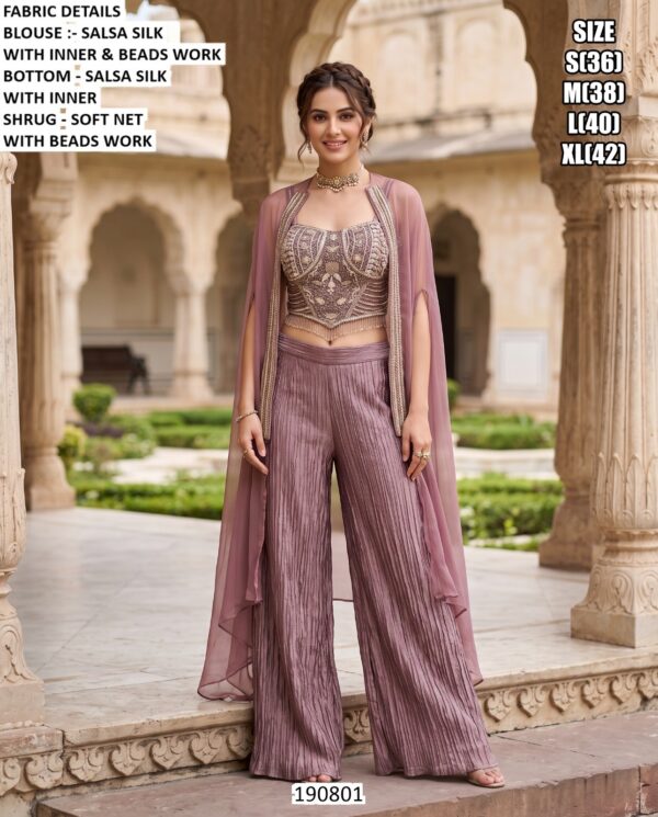 Elegant Designer Indo Western Outfit For Women