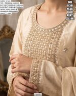 Premium Chinon Embroidered Palazzo Suit Set