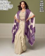 Women Embroidered Chinon Indo Western OutfiT
