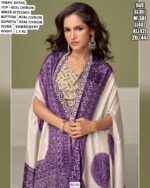 Women Embroidered Chinon Indo Western OutfiT