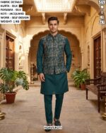 Traditional Silk Kurta Set For Festive Wear For Men