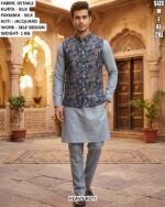 Traditional Silk Kurta Set For Festive Wear For Men