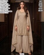 Stylish Party Wear Suit With Beads Work
