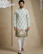 Traditional Kurta Set With Floral And Animal Design