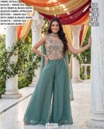 Stylish Wedding Wear Palazzo Set With Dupatta