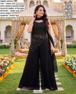Stylish Wedding Wear Palazzo Set With Dupatta