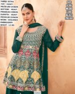 Heavy Embroidered Suit Set For Special Occasions