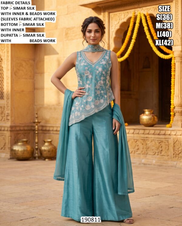 Stylish Wedding Wear Indo Western Dress