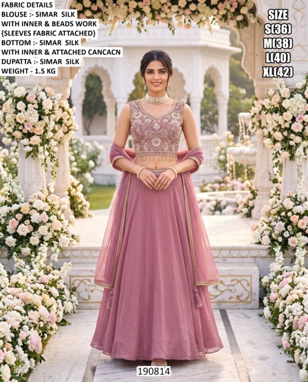 Designer Embroidered Lehenga Set For Women