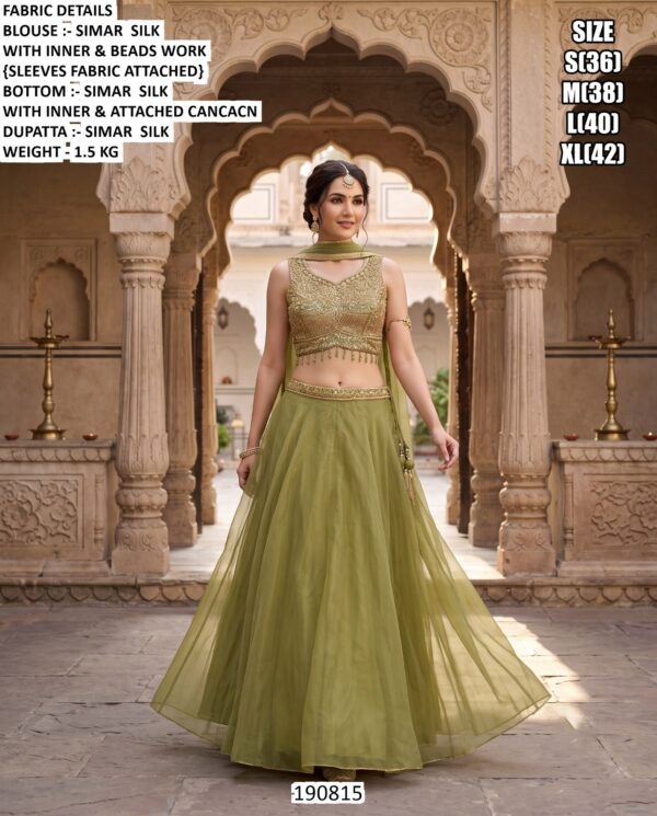 Designer Embroidered Lehenga Set For Women