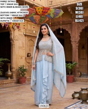 Modern Indo Western Palazzo Suit For Women