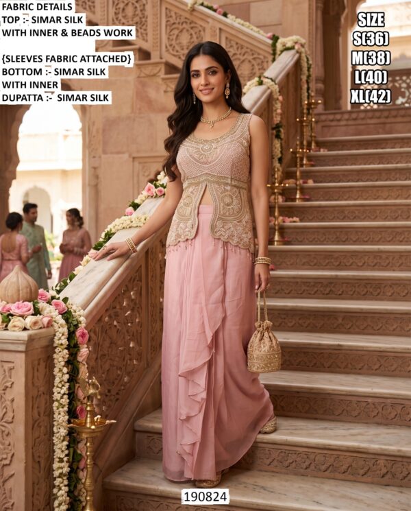 Modern Indo Western Palazzo Suit For Women
