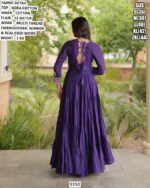 Beautiful Kora Cotton Festive Wear Gown For Navratri