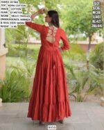Beautiful Kora Cotton Festive Wear Gown For Navratri