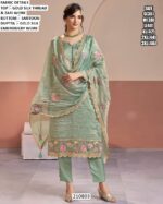 Women’s Thread Work Suit With Matching Dupatta
