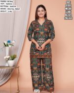 Casual Wear Printed Shirt And Pant Set