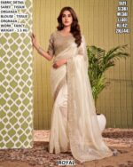 Elegant Occasion Wear Saree With Matching Blouse