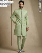 Men’s Self Design Indo Western Wedding Outfit