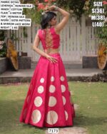 Modern Roman Silk Lehenga For Special Navratri