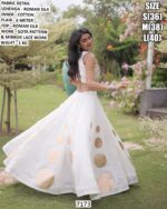 Modern Roman Silk Lehenga For Special Navratri