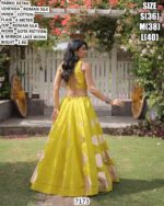 Modern Roman Silk Lehenga For Special Navratri