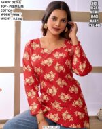 Trendy Printed Long Tunic For Daily Styling
