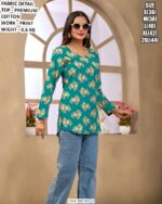 Trendy Printed Long Tunic For Daily Styling