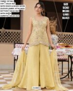 Stylish Beads Work Kurta Set For Wedding Functions