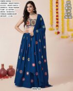 Traditional Thread Embroidery Lehenga Choli Set