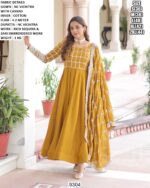 Premium Embroidered Anarkali Gown For Women