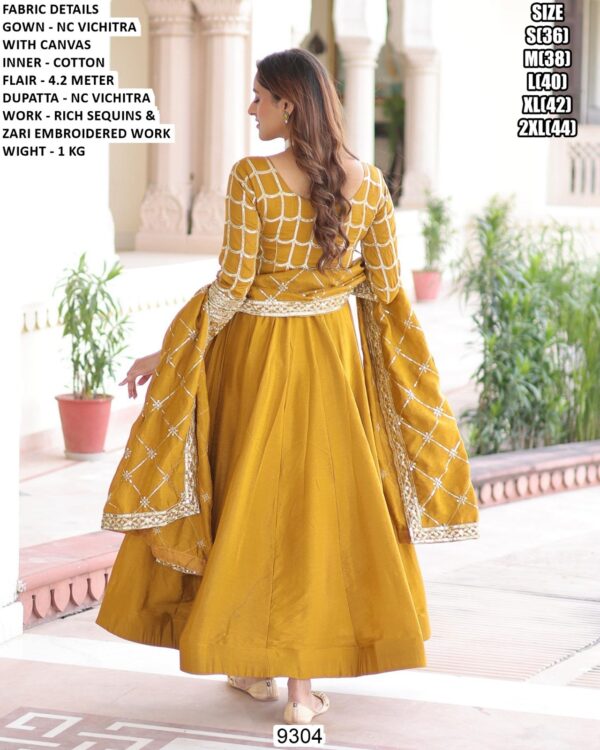 Premium Embroidered Anarkali Gown For Women